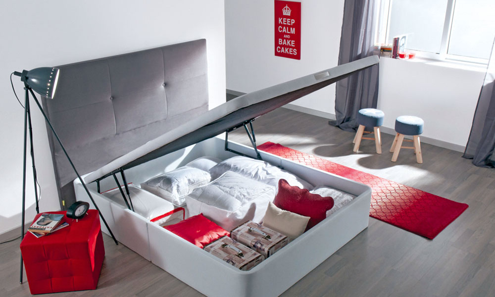 Sommier MAXI FLEX Conforama Arrumar o quarto decoração de quarto pequeno Sommier MAXI FLEX Conforama Arrumar o quarto