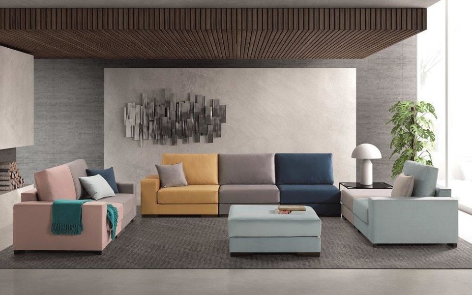 Os sofás modulares são perfeitas para espaços amplos - Sofá TUCÁN sofas modulares