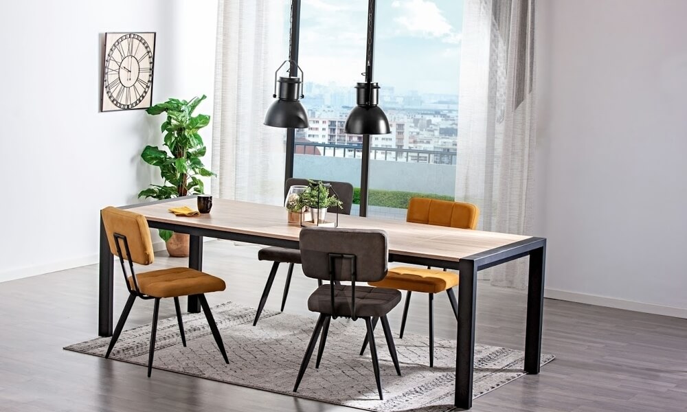 Escolha um candeeiro como o candeeiro de tecto HANDING para colocar sobre a mesa de refeição candeeiros de tecto